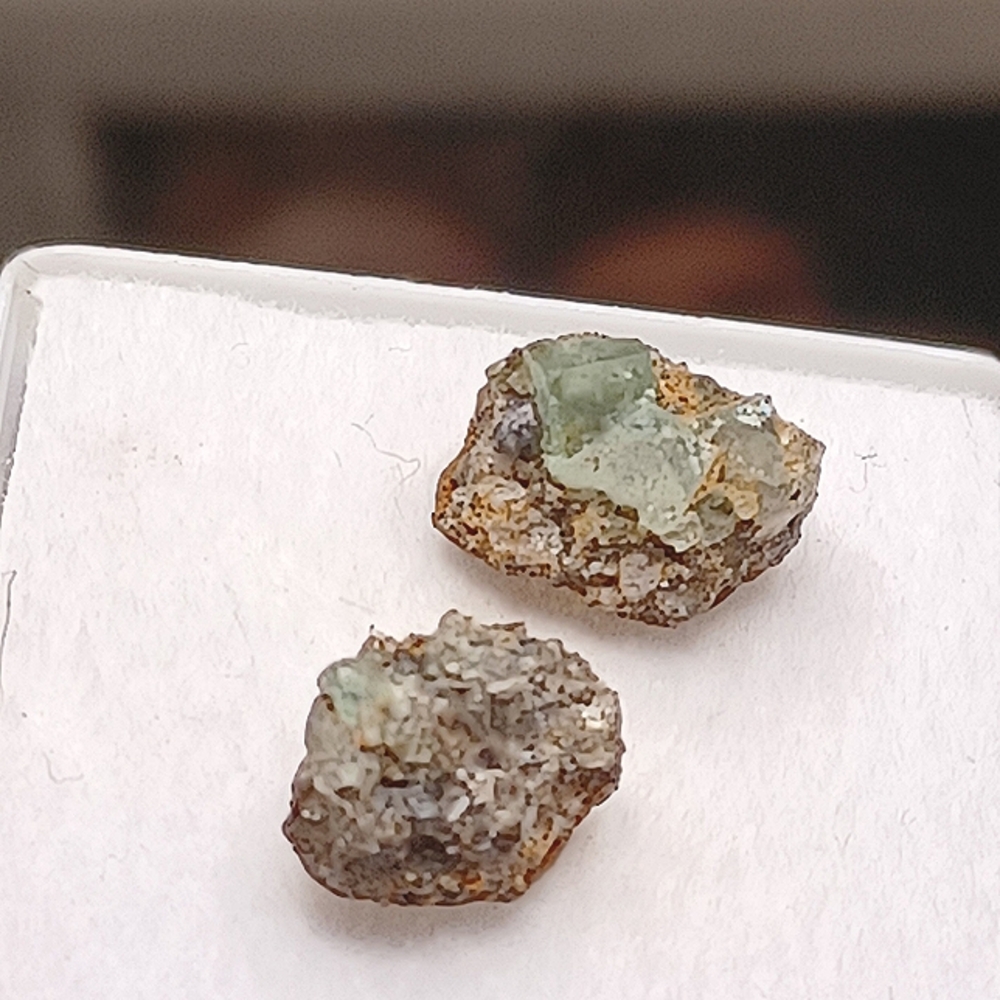 Natural Fluorite Specimen 2 pcs. Beautiful Crystal/Gemstone